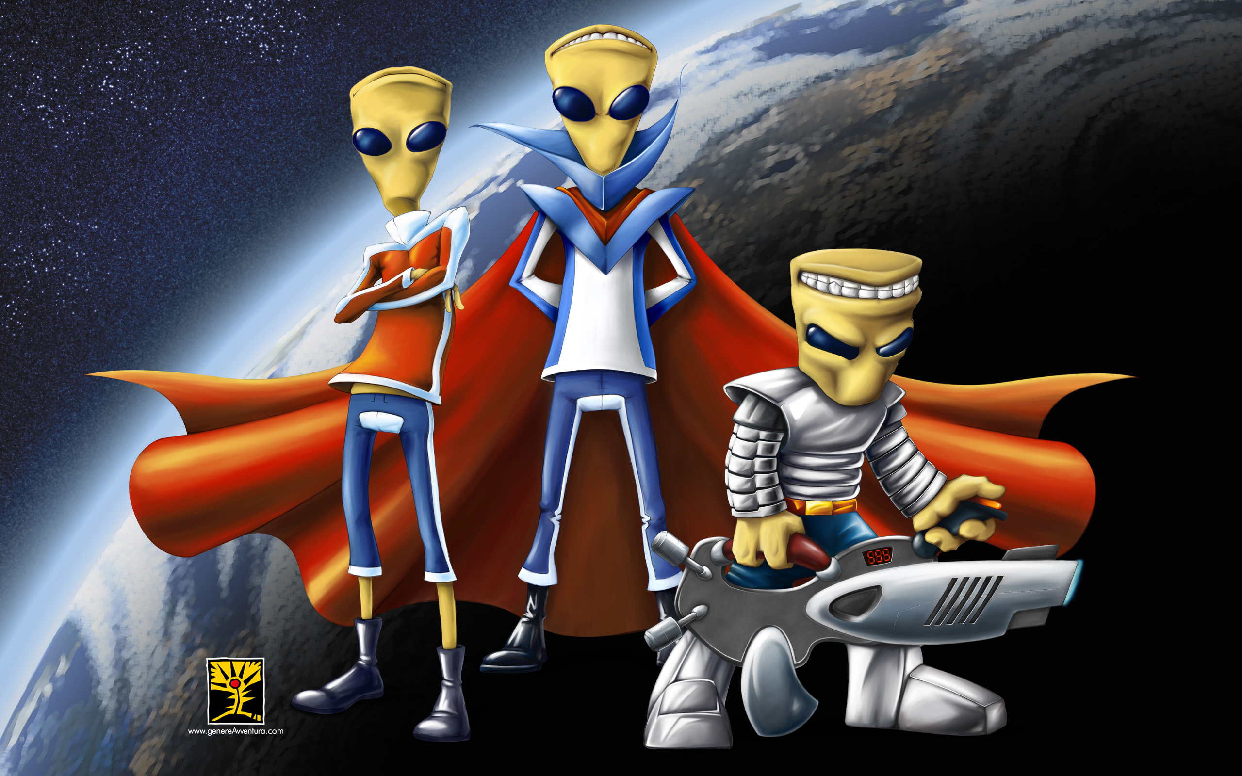 Per scaricare lo sfondo fate click con il pulsante destro del mouse (control pi&ugrave; click sul Mac) e selezionate "salva con nome"