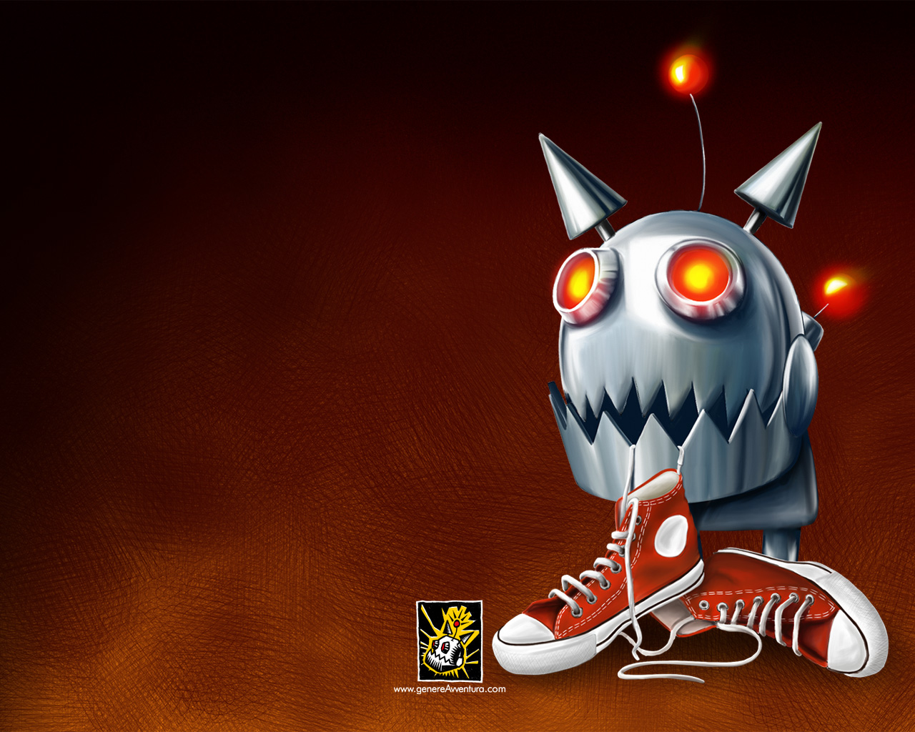 Per scaricare lo sfondo fate click con il pulsante destro del mouse (control pi&ugrave; click sul Mac) e selezionate "salva con nome"