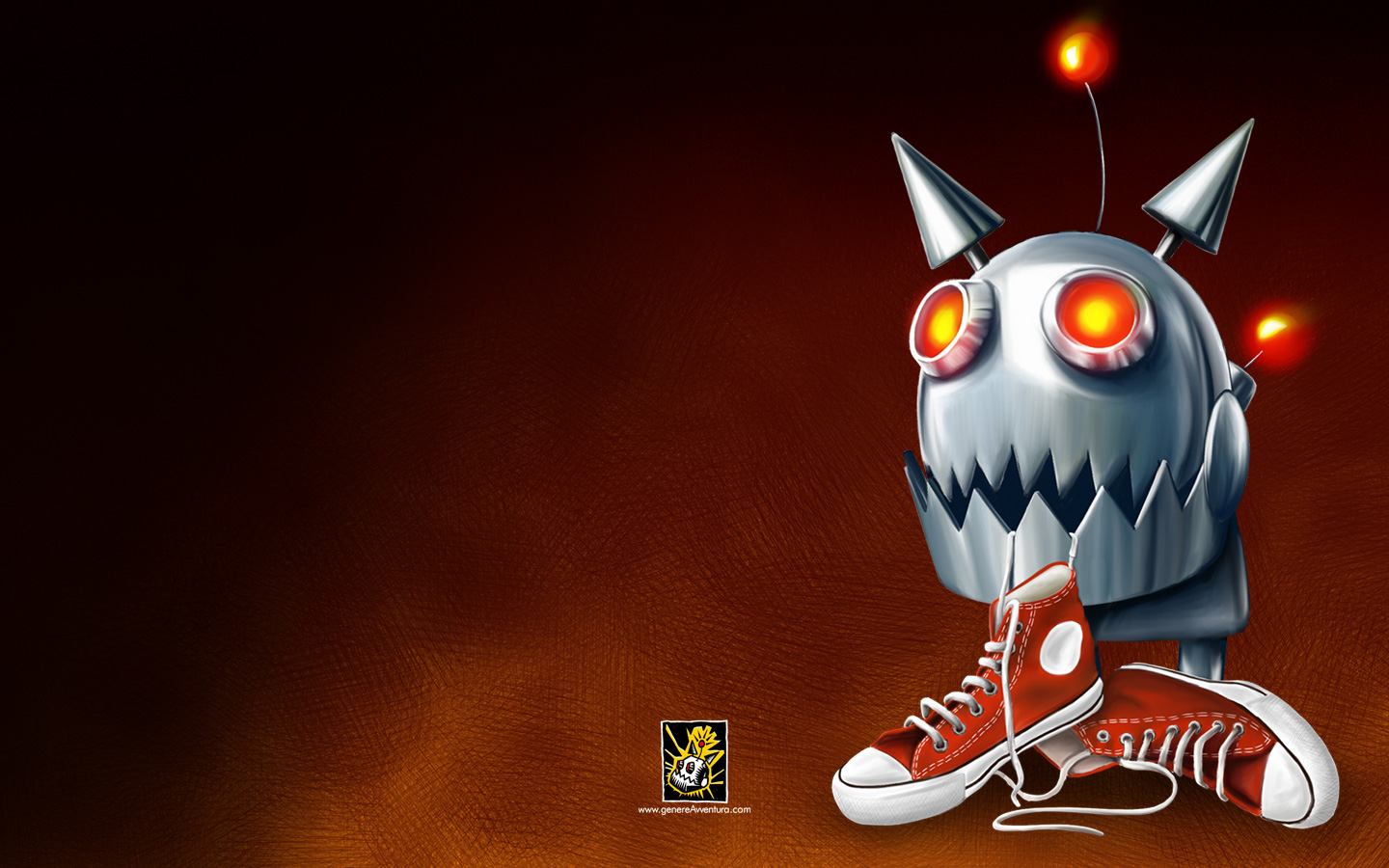 Per scaricare lo sfondo fate click con il pulsante destro del mouse (control pi&ugrave; click sul Mac) e selezionate "salva con nome"