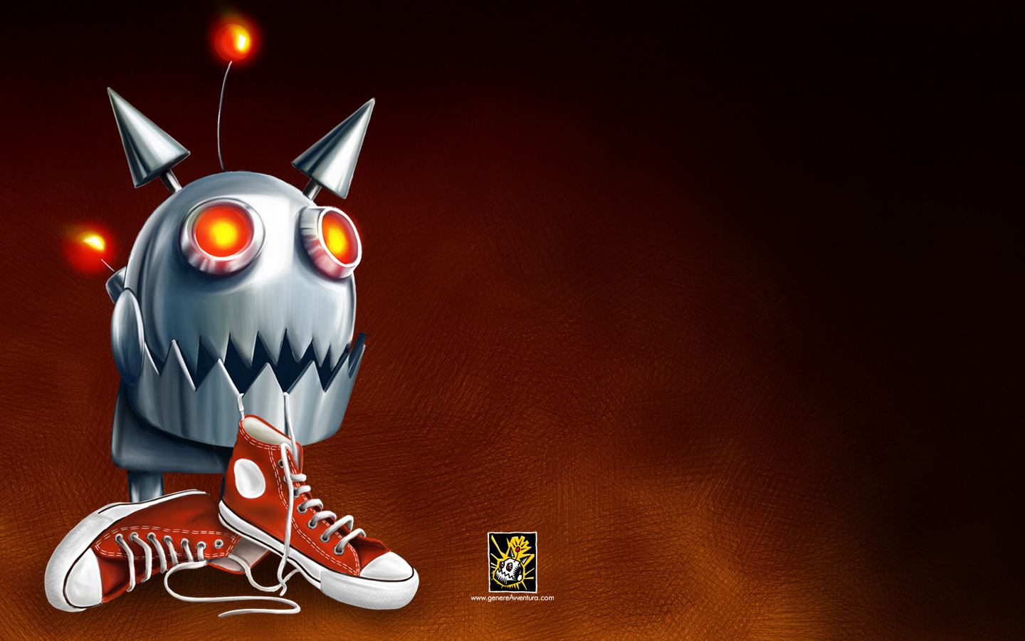 Per scaricare lo sfondo fate click con il pulsante destro del mouse (control pi&ugrave; click sul Mac) e selezionate "salva con nome"