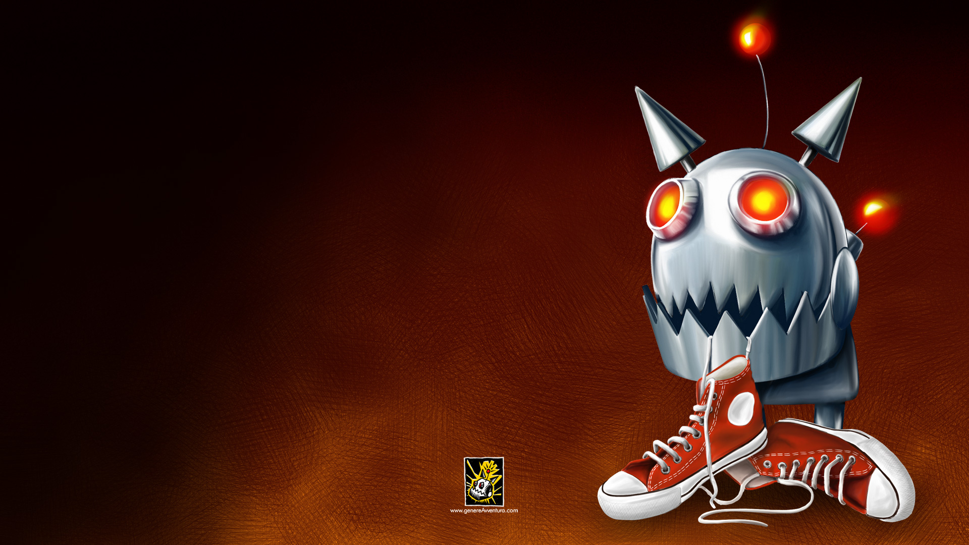 Per scaricare lo sfondo fate click con il pulsante destro del mouse (control pi&ugrave; click sul Mac) e selezionate "salva con nome"