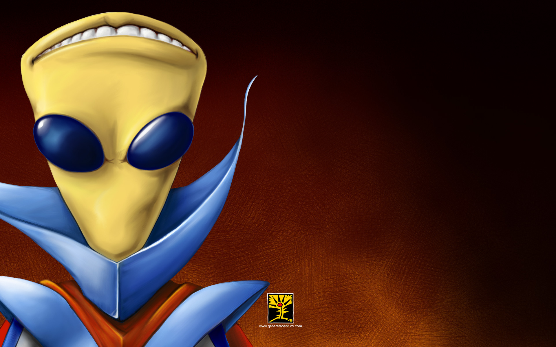 Per scaricare lo sfondo fate click con il pulsante destro del mouse (control pi&ugrave; click sul Mac) e selezionate "salva con nome"