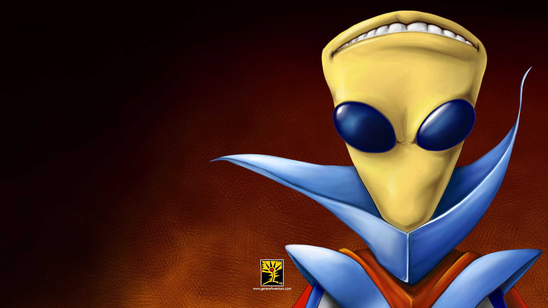 Per scaricare lo sfondo fate click con il pulsante destro del mouse (control pi&ugrave; click sul Mac) e selezionate "salva con nome"